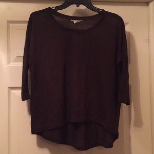 Derek Heart brown high low sweater top